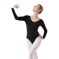 Justaucorps de gymnastique pour filles, manches longues, en polyester, pour entraînement, maillot de bain, combinaison de lutte, couleur et taille personnalisables