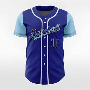 Camisetas de Béisbol Personalizadas, Camiseta de Béisbol Sublimada con Nombre del Equipo e Impresión del Jugador - Product Image 4
