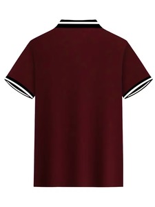 เสื้อเชิ้ตแขนสั้นลำลองผู้ชายขายส่ง รับทำโลโก้ ลายเรียบ ผ้าโพลีเอสเตอร์/คอตตอน ระบายอากาศ แห้งเร็ว - Product Image 5