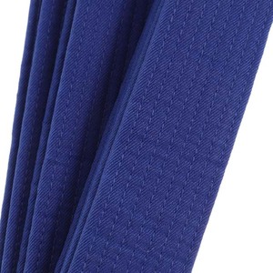 High Quality 100% Cotton & Spandex/Polyester 200GSM Stretch Brazilian Jujitsu Belt Custom Logo BJJ Training Equipment Unisex - Product Image 3