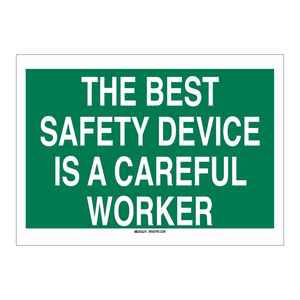 Señal de Seguridad Industrial Brady con Mensaje de Precaución para Trabajadores, 20" x 28" - Product Image 1