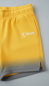 Shorts de sport respirants à taille élastique pour femmes, shorts de fitness taille haute pour le yoga, en nylon/coton - Product Image 2