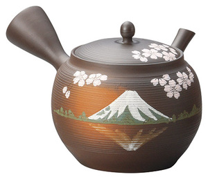 Tetera de Cerámica con Diseño de Flor de Sakura, Estilo Japonés, Asa Lateral, Kyusu Ecológica para Té Verde, Hecha en Japón por TOKONAME - Product Image 6