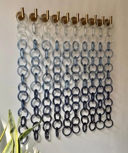 Modern Luxury Handmade Resin Chain <b>Wall</b> Art Decorative Hanging Ornament for Designer Home and Commercial Interiors - Product Image 1