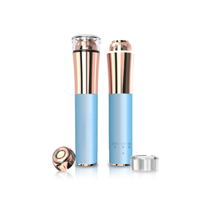 Facial Hair Removal for Women Painless Electric Face Hair Remover Face Shaver <b>Razor</b> & Trimmer 18 Karat Gold Plated <b>Head</b> - Product Image 5