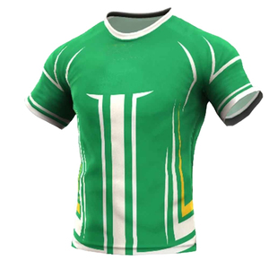 Fabricante Personalizado crea camisetas de rugby para hombre de alta calidad, 100% poliéster, con condiciones de comercio de exportación directa de fábrica. - Product Image 2