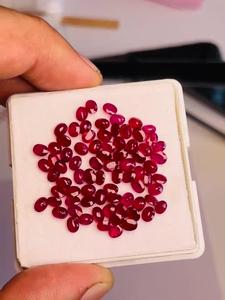 Rubis naturel, couleur rouge parfaite et lueur exceptionnelle, 4,0x3,0 MM, 17,20 CTS, qualité supérieure, pierres précieuses calibrées, colis de bijoux. - Product Image 3