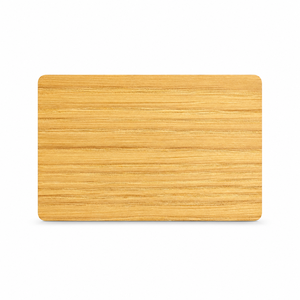 Carte intelligente programmable et réinscriptible CALA en chêne blanc personnalisée avec puce RFID NFC NTAG213/215/216 - Product Image 3