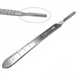 Couteau chirurgical à manche gradué n°3 + n°4, instruments en acier inoxydable pour salle médicale - Product Image 4