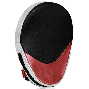 Mejores manoplas de entrenamiento de boxeo de cuero genuino, almohadillas de enfoque con gancho y almohadilla de enfoque curva para MMA con patrón impreso para protección - Product Image 2