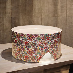 Support à fruits à trois étages, plateau carré en céramique, support à gâteau, plateau à dessert pour le thé de l'après-midi, support à gâteau pour salon, fête - Product Image 1