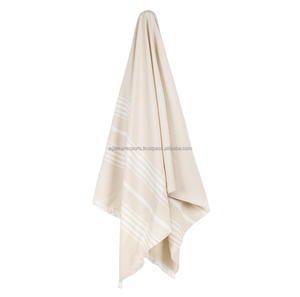Serviettes de piscine pour hôtel 250 GSM, super douces, absorbantes, de luxe, serviettes de plage, fournisseur OEM personnalisé, en gros - Product Image 4