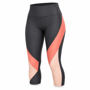 Flexible Movement Moisture Control Properties Breathable <b>Women</b> <b>Capri</b> <b>Legging</b> Made With High Quality Performance Material - Product Image 1