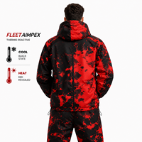 Jaket Hoodie Unisex 2-in-1 Ringan, Tahan Air, Anti Angin, Cepat Kering, Ramah Lingkungan, Bernapas, Sporty, Streetwear, 100%