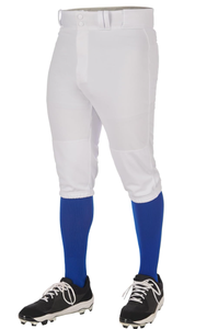 Men <b>Baseball</b> Pants White With Red Socks And Glove Moisture Wicking Full Sleeve Uniform Trousers Button Fly Pockets - Product Image 5