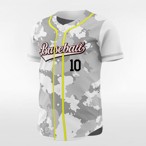 Camiseta de Béisbol de Alta Calidad, Elegante, Cómoda y Perfecta para Equipos, Camiseta de Béisbol Personalizada con Sublimación de Camuflaje - Product Image 4