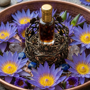 Huile de parfum naturelle au lotus bleu, attar premium, parfum floral pur, senteur douce et fraîche, au prix le plus bas - Product Image 3