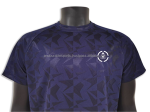 Diseño personalizado 180gsm poliéster hombres ropa deportiva estilo camiseta - Product Image 4