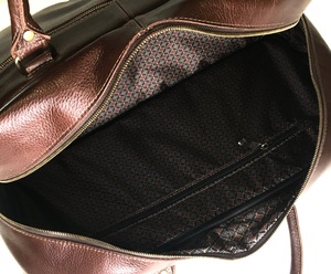 Leather Travel Duffel Luggage Gym Sports Luxury <b>Ladies</b> Designer <b>Weekender</b> Overnight <b>Bag</b> GYM-0209 - Product Image 5