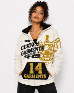 Chaqueta con capucha de felpa con cremallera para mujer, ropa exterior, venta al por mayor hoy - Product Image 5