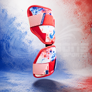 Protector de Codo Extendido Trqsons Special Customize PRO-Custom Series con Diseño de Bandera Estadounidense y Correa Única para el Antebrazo - Product Image 6