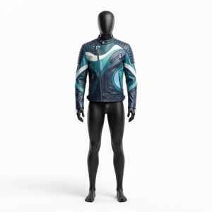 Casual Street Fashion Wear Men's <b>Leather</b> <b>Jackets</b> Best Selling Affordable Price <b>Long</b> Sleeve Biker Style <b>Leather</b> <b>Jacket</b> Windproof - Product Image 1