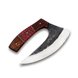 Cuchillo de Cocina Multiusos Tipo Hacha para Pizza, Hecho a Mano, con Mango de Madera de Panal, para Camping, Venta al por Mayor, Fabricante - Product Image 1