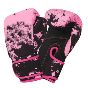 Gants de boxe personnalisés de haute qualité en cuir PU et cuir de vachette, prix de gros RTS, pour entraînement et sparring AS-BG-4809 - Product Image 1