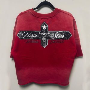 Camiseta de Hombre Personalizada, Extra Grande, 100% Algodón, Ecológica, Transpirable, de Secado Rápido, Antiarrugas, Estilo Urbano, con Estampado Ácido - Product Image 2