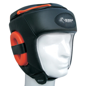 Protector de cabeza táctico ajustable de cuero con protector ocular abatible para niños y adultos, accesorios para deportes de esquí - Product Image 4