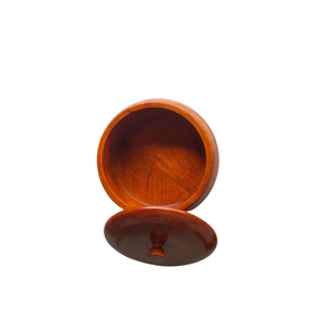 Pot en bois de service de repas chauds avec conception résistante à la chaleur populaire pour l'usage de cuisine et le modèle rond de plats - Product Image 5