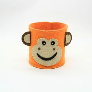 Handmade Monkey Felt <b>Storage</b> <b>Basket</b> - Product Image 2