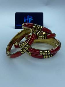 Handforge <b>Resin</b> Brass Bangles Bulk Order Supplier Artisan Handmade Jewelry Manufacturer Luxury Designer Chudi Wholes Women's - Product Image 4