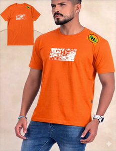 เสื้อยืดโอเวอร์ไซส์ พลัสไซส์ ลำลอง พิมพ์ลายโลโก้ทั้งตัว ผู้ชาย ผ้าฝ้าย 100% เสื้อยืดสั่งทำ สตรีทแวร์ พิมพ์ลายไล่เฉดสี แขนสั้น - Product Image 4