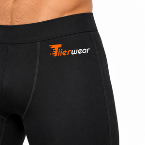 Collants de compression pour hommes, polyester et élasthanne, 240 GSM, soutien musculaire, leggings de sport, fabricant OEM - Product Image 6