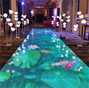 플로어 스탠딩 LED 디스플레이 스크린 패널 인터랙티브 맞춤형 사이즈 쇼룸 LED 바닥 디스플레이 - Product Image 5