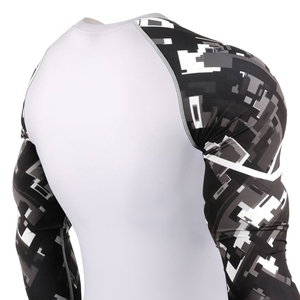 Camisetas de Compresión con Estampado Digital Personalizado de Alta Calidad a Precio de Mayoreo 2025, el Mejor Diseño, Lisas, de Manga Larga para Hombre - Product Image 6