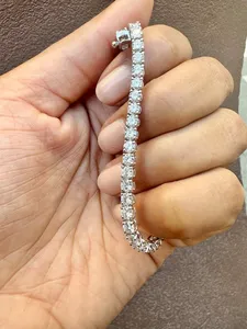 3.50Ct Lab Grown Diamond Tennis <b>Bracelet</b> 925 Sterling Silver Round E-F/VS1 - Product Image 3