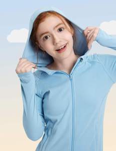 Veste d'équitation pour femmes, à capuche, fermeture éclair intégrale, manches longues, trous pour les pouces, hiver, 92% polyester, 8% élasthanne - Product Image 3