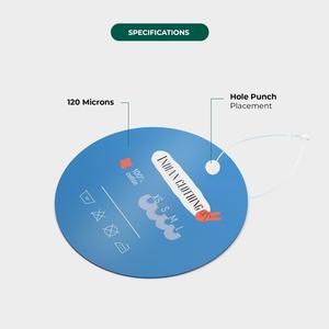 Non Tear Hang Tags Synthetic <b>Paper</b> Clothing Tags Waterproof Tear Resistant Apparel Tags with String - Product Image 3