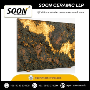 Mármol Calcita Pulido PATAGONIA BACKLIT-1 Ecológico con Vetas Negras, Blancas y Verdes, Gran Losa, Diseño 3D, Sala de Estar Moderna - Product Image 6