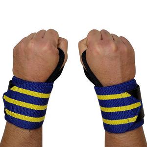 Poignets d'haltérophilie prix usine enveloppes de poignet robustes pour l'entraînement de musculation enveloppes de poignet réglables pour la dynamophilie - Product Image 2