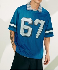 Wholesale Custom Boxy Mesh <b>V</b> <b>Neck</b> American Football Jersey Sublimation Team Wear OEM ODM Men's Plus Size Retro Cropped <b>T</b>-<b>Shirts</b> - Product Image 1