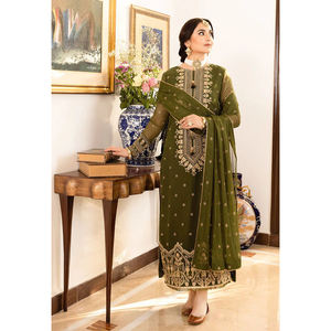 Vestidos de fiesta al por mayor para mujer, estilo elegante, con bordados elaborados, conjuntos de vestidos de fiesta para damas. - Product Image 1