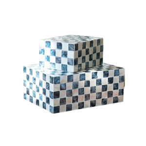 Modern Style Mother of Pearl Decorative <b>Boxes</b> for Home Decor Handcrafted MOP Storage Box Organizer from Vietnam - Product Image 2