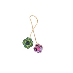 Colorful Handmade Seed Beaded <b>Keychain</b> With Creative Pattern Premium Handmade <b>Keychain</b> With Seed Bead Embroidery Details - Product Image 2