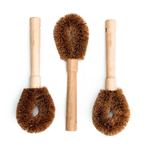 Best selling <b>scrub</b> <b>brushes</b> kitchen essentials coconut coir hand <b>brush</b> tawashi scrubber with handle - Product Image 2