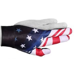 Hot Selling Custom Color Printing Spandex Snooker Gloves Anti-Friction Grip Breathable Design <b>Hook</b> Loop - Product Image 4