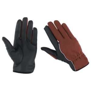 PU Leather Anti-static Durable Breathable Safety <b>Gloves</b> Anti-Slip Elastic Wristband General Purpose Flexible Teal Black - Product Image 3