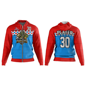 Sweat-shirt respirant pour le sport, 100% polyester, sublimation, coupe ajustée, logo personnalisé pour les équipes, vêtements de sport pour les entraîneurs, sweat-shirt à capuche - Product Image 2